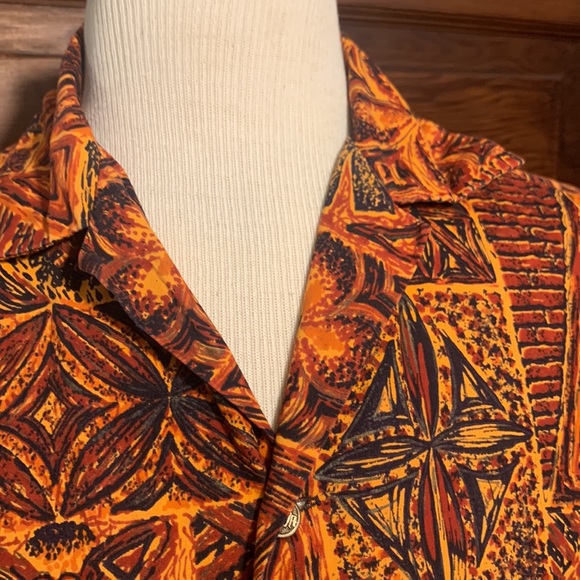 HAWAIIAN ALOHA SHIRT TRUE VINTAGE ANTIQUE 50’s 60’s. - Picture 3 of 13
